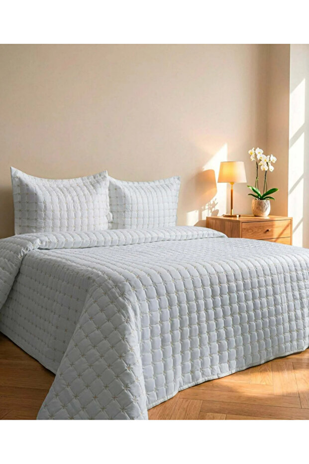 Aleda Quilted Double Bedspread - 5