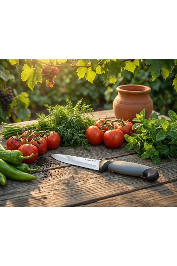 Profesyonel Paslanmaz Şef Sebze Bıçağı - 6
