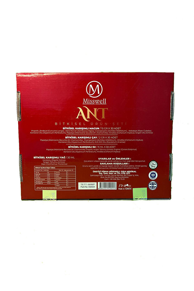 ANT BİTKİSEL ÜRÜN SETİ - 2