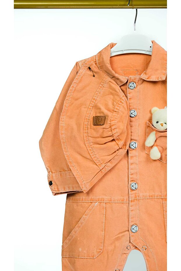 Ayıcıklı kot tulum - 6