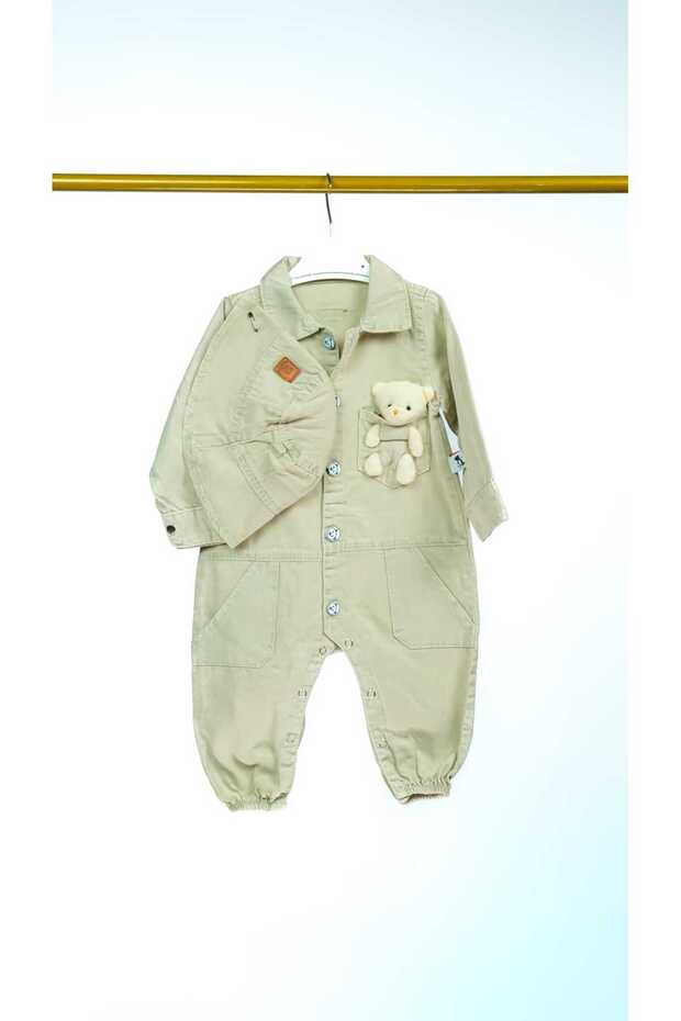 Ayıcıklı kot tulum - 5