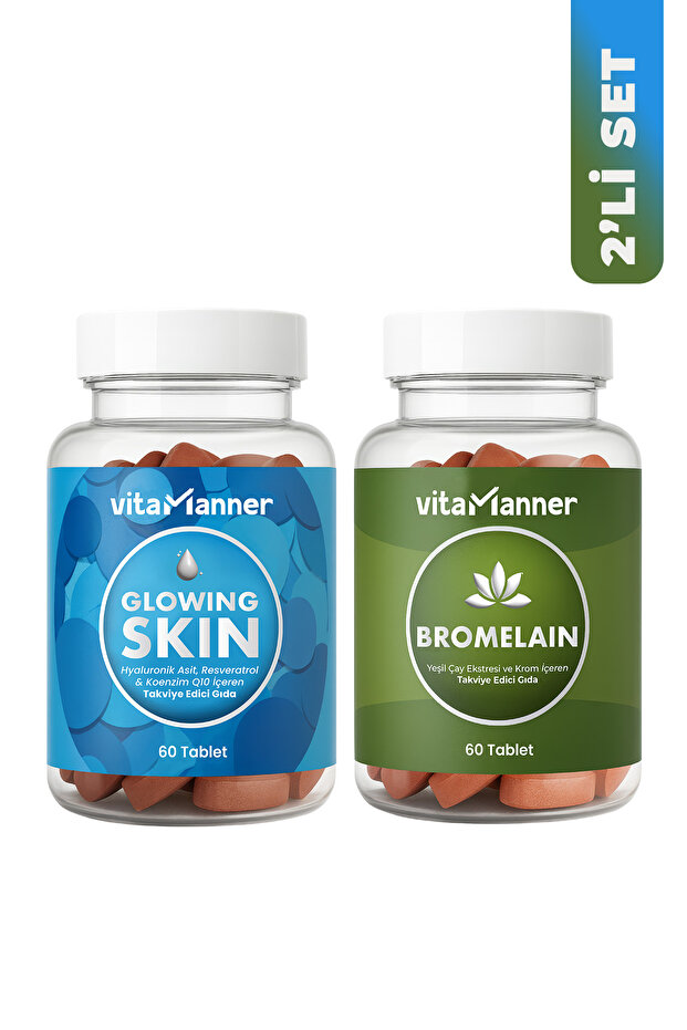 Glowing Skin & Bromelain Seti
