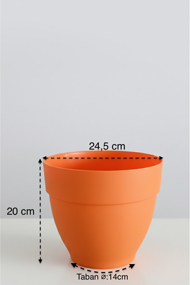Renkli Saksı 25cm - 3
