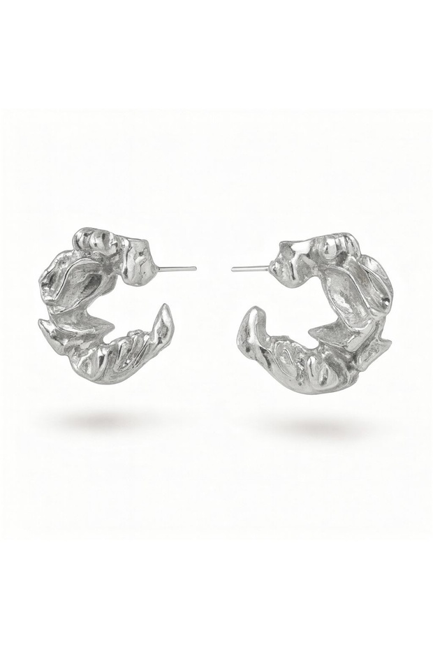 Women's Earrings 3cm Irregular Wavy Half Hoop Earrings