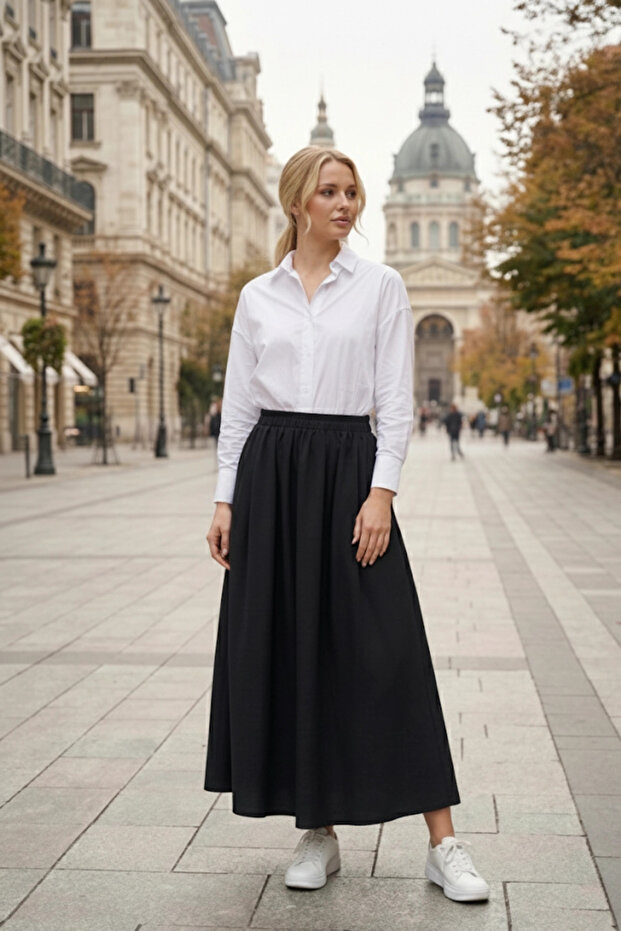 Fusta lungă (94 cm) cu volan 1170 - 5