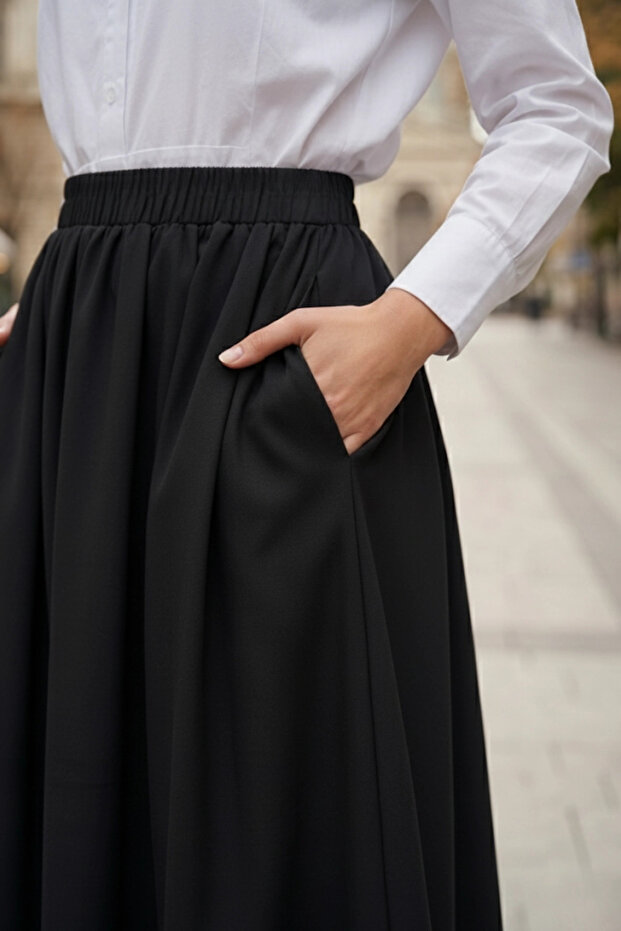 Fusta lungă (94 cm) cu volan 1170 - 3