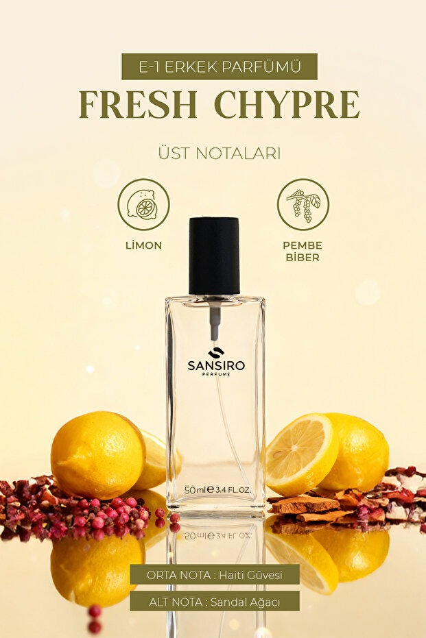 E-1 Erkek Parfüm 50ml Edp - 1