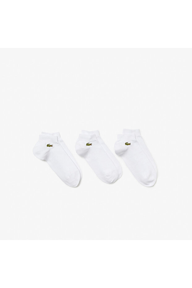 Erkek 3'lü Beyaz Çorap - 1