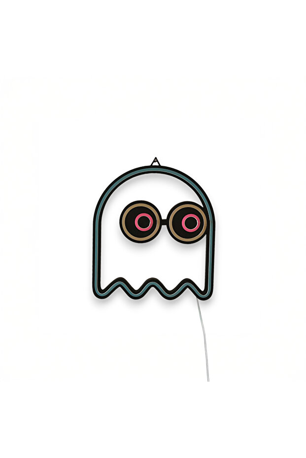 Pacman Hayalet Neon Led 3D Baskı - 4