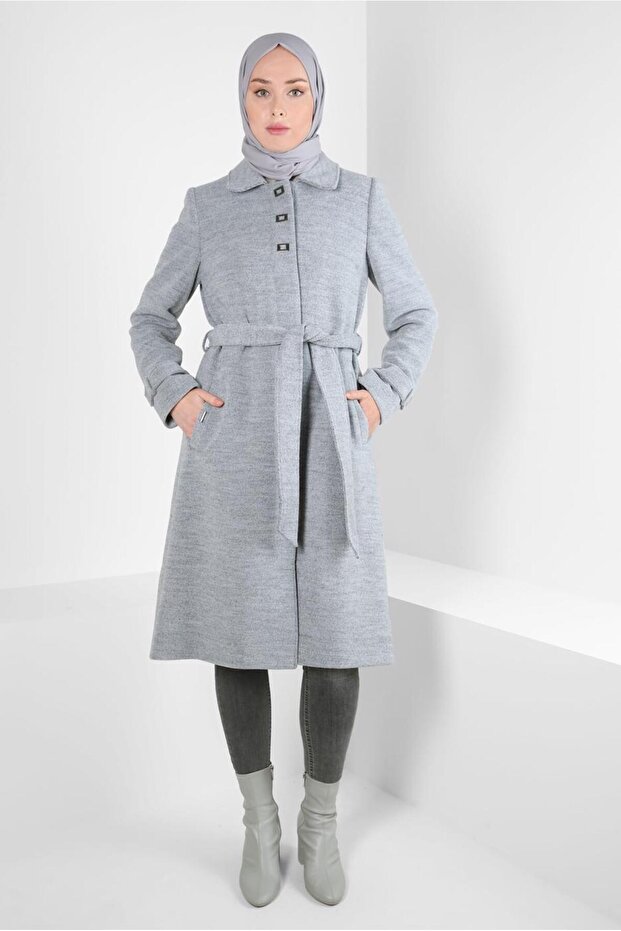 معطف بأزرار 90456 - 2