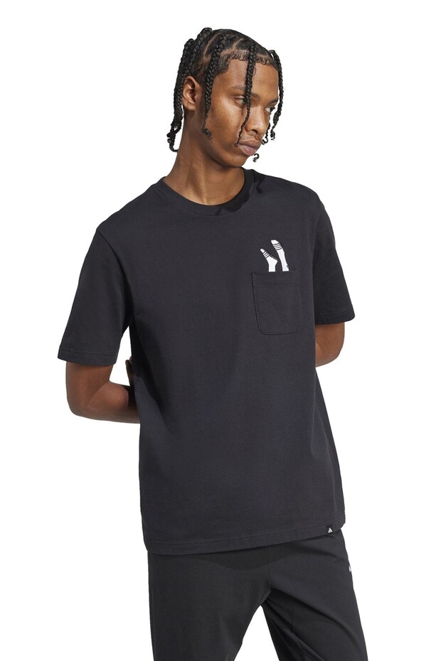 M L Slide Pkt t Men's Casual T-Shirt Jc5283 Black
