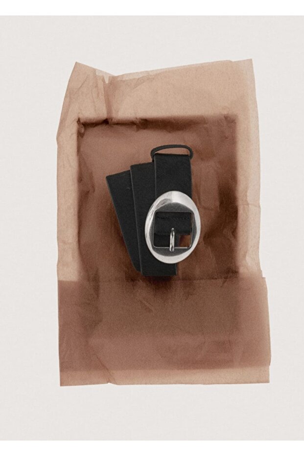 Kürklü deri kemer - 4