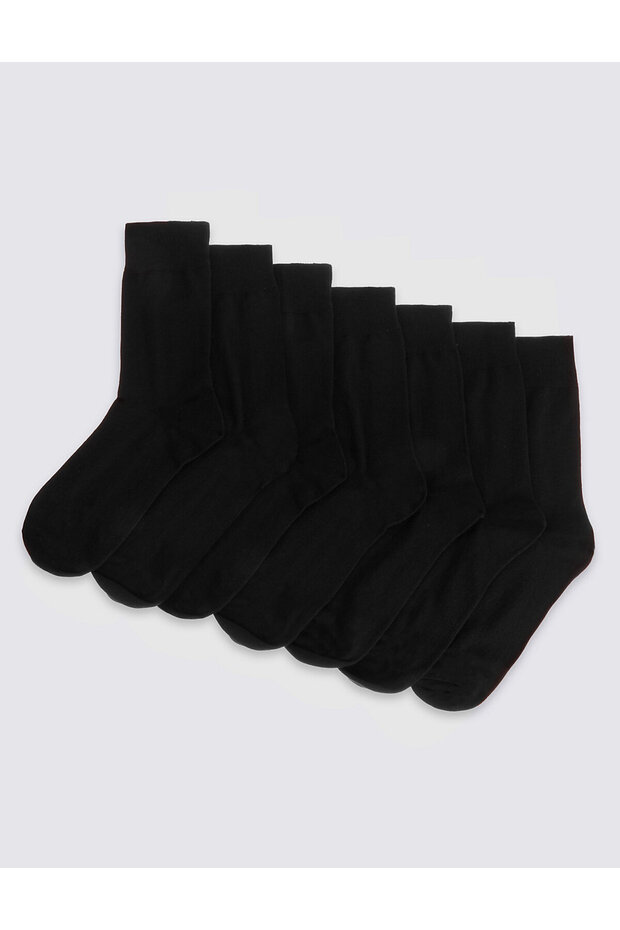 7'li Regular Fit Çorap Seti - 1