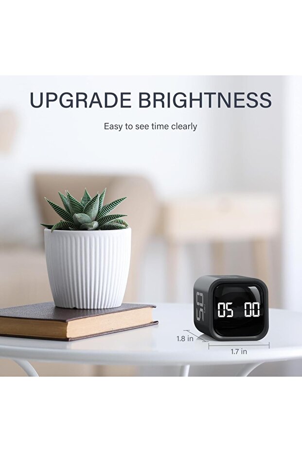 مؤقت بومودورو دوار، مؤقت قلاب لزيادة إنتاجية المكتب، ساعة توقيت العد التنازلي على شكل مكعب أدوات، للعمل والدراسة - 8