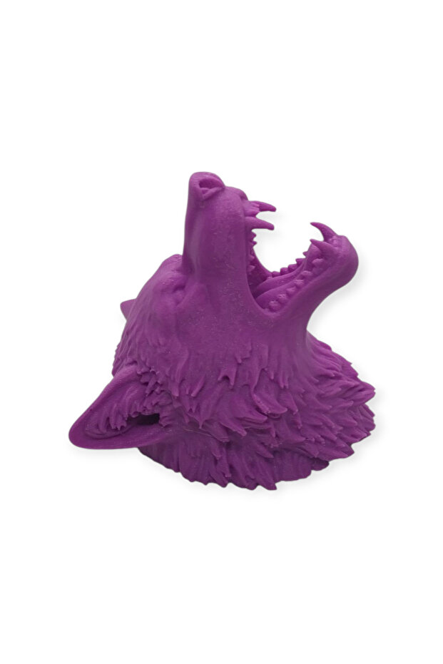 HAYVAN FİGÜRÜ KURT KAFASI - 4