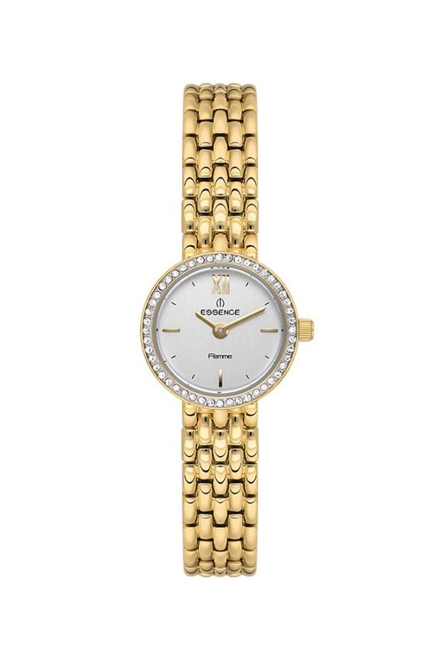 D1225.130 Minimal Stone Design Metal Cord 3 Atm Water Resistant Gold Color Women Wristwatch