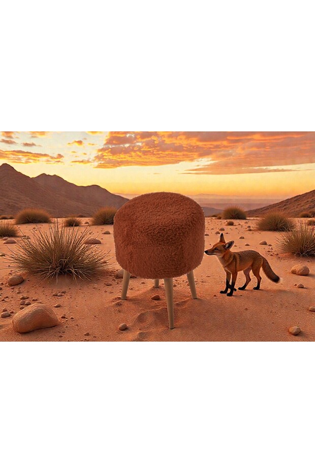 Teddy Bacaklı Puff - 2