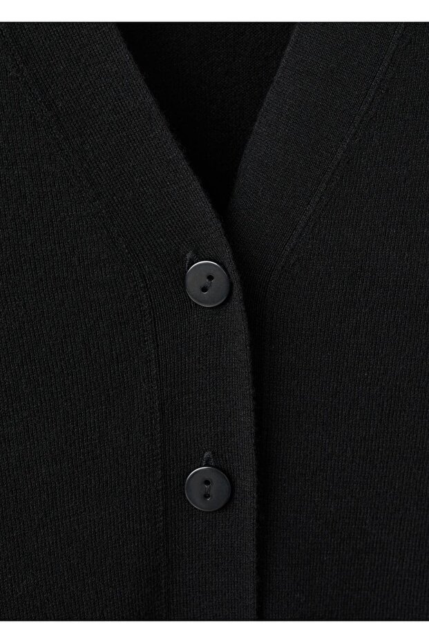 V yaka triko hırka - 6