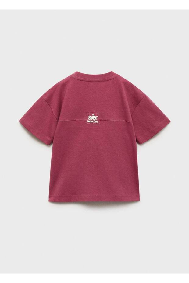 Sörf baskılı tişört - 4