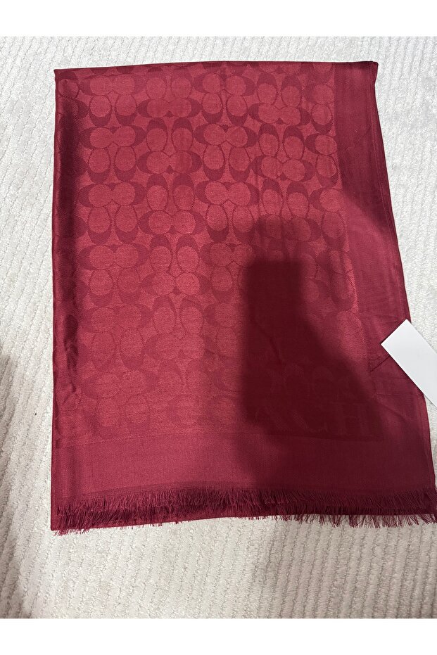 İthal c desen kaşmir ipek şal - 1