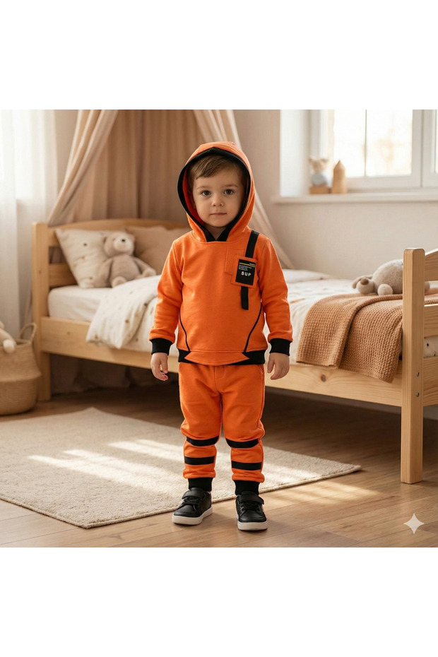 Double Hooded Men's Suit