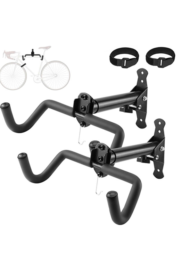 Wall-mounted bicycle storage rack - 1