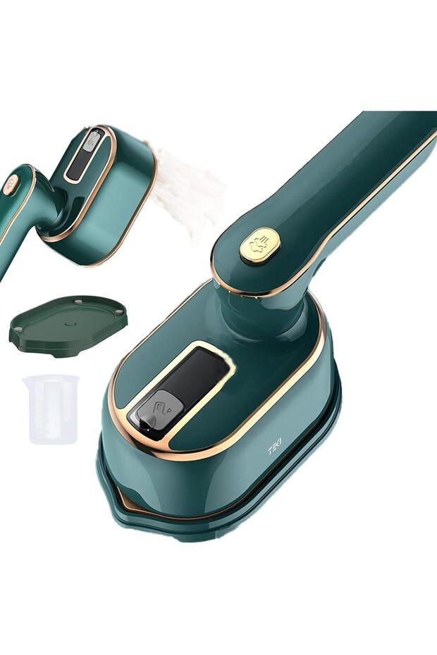 Travel Steamer for Clothes 1000W Foldable Portable Mini Garment Steamer (Green)