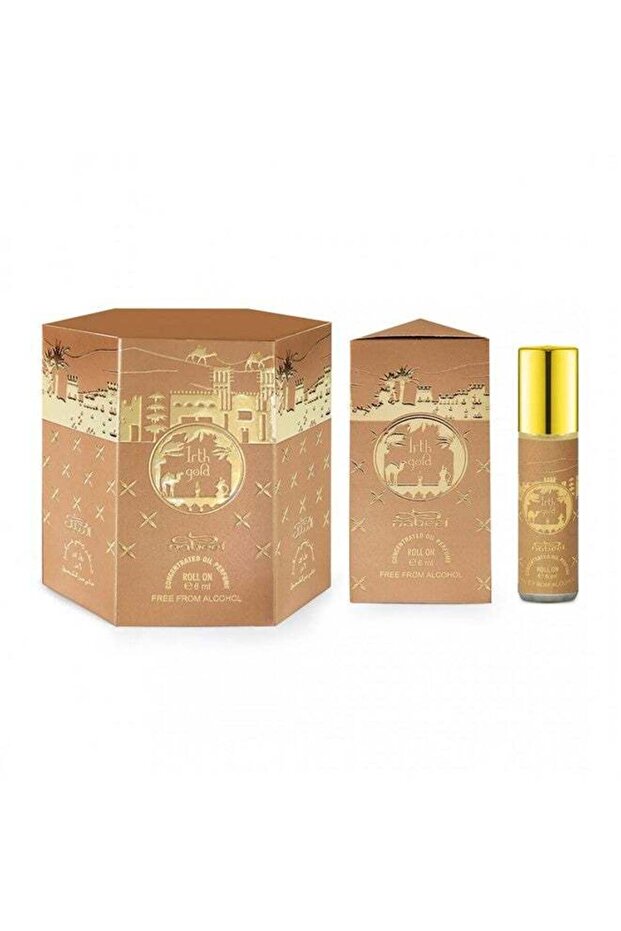 Irth Gold Pack of 6 6ml Roll-On Concentrated Oil Perfume