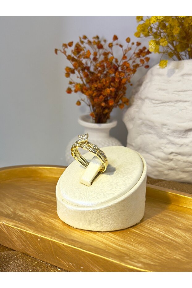 Gold Çelik Yüzük - 2