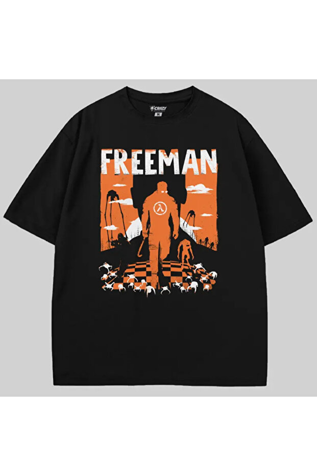 Half Life Freeman Oversize Tişört - 1