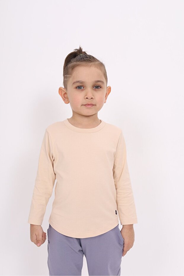Boy's Printed Crew Neck Long Sleeve T-Shirt