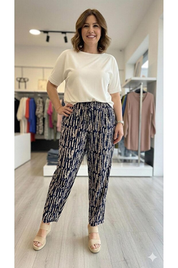 بنطلون مقاس كبير - 3