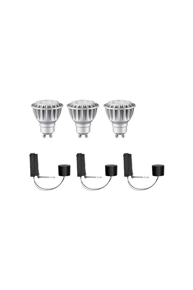 Set 3 spoturi LED 2Easy Basic, 3x8 W Argintiu - 1