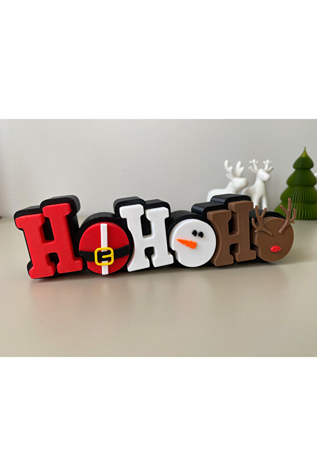 Special New Year's Decoration Santa Claus Ornament with Hohoho Written - 20 cm