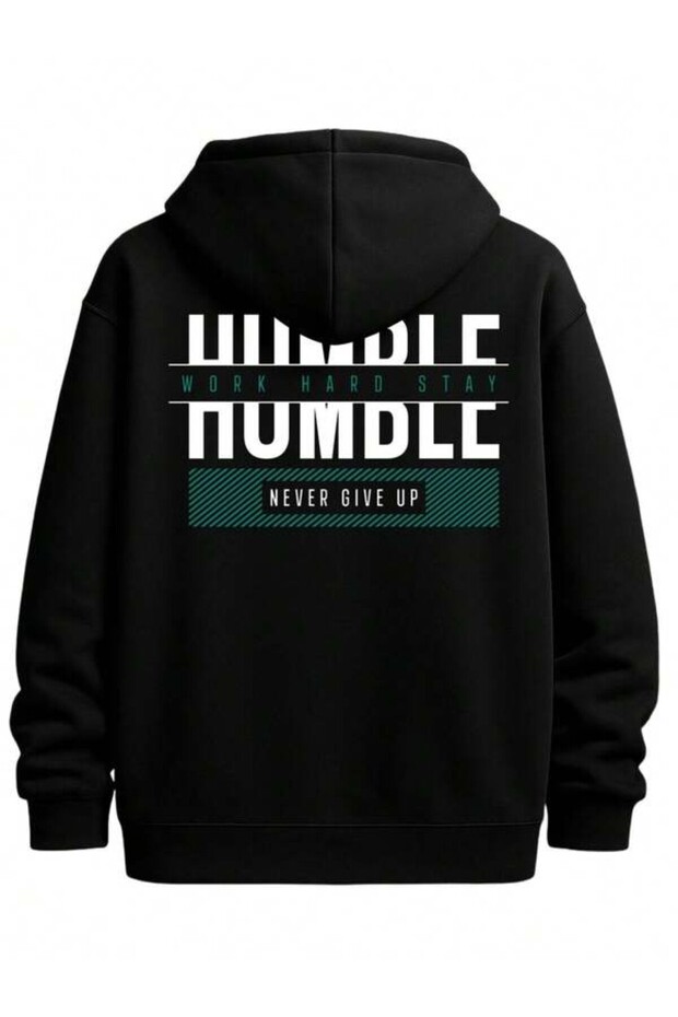 Unisex Printed Humble Motivational Graphic Sweatshirt