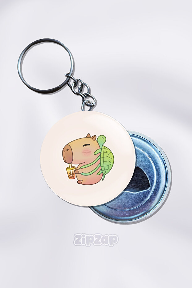 Capybara Bag Ornament Keychain Charm (1 Pcs)