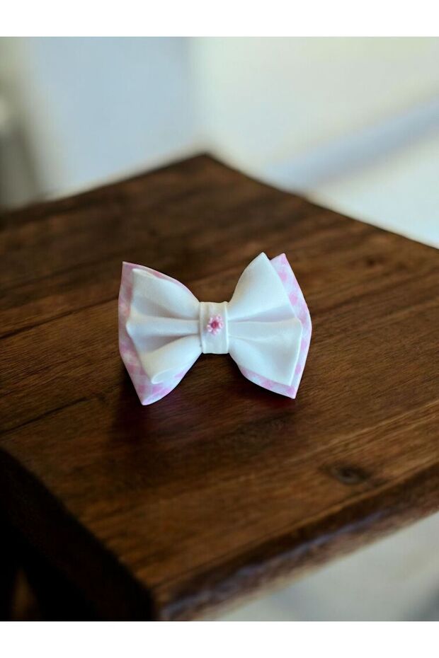 Large Size Embroidered Hair Clip for Babies with No Hair or Little Hair