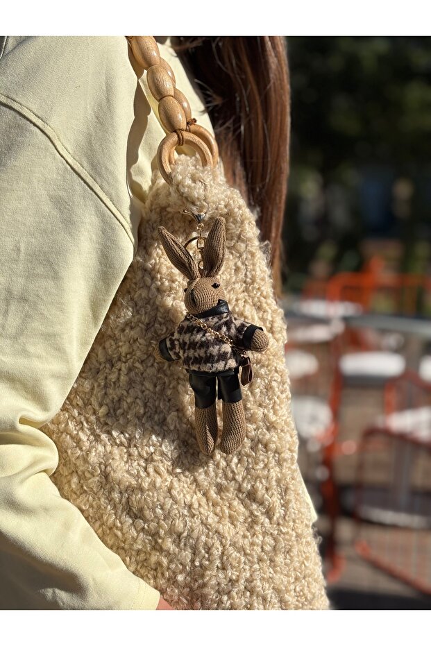 rabbit çanta charmı - 3
