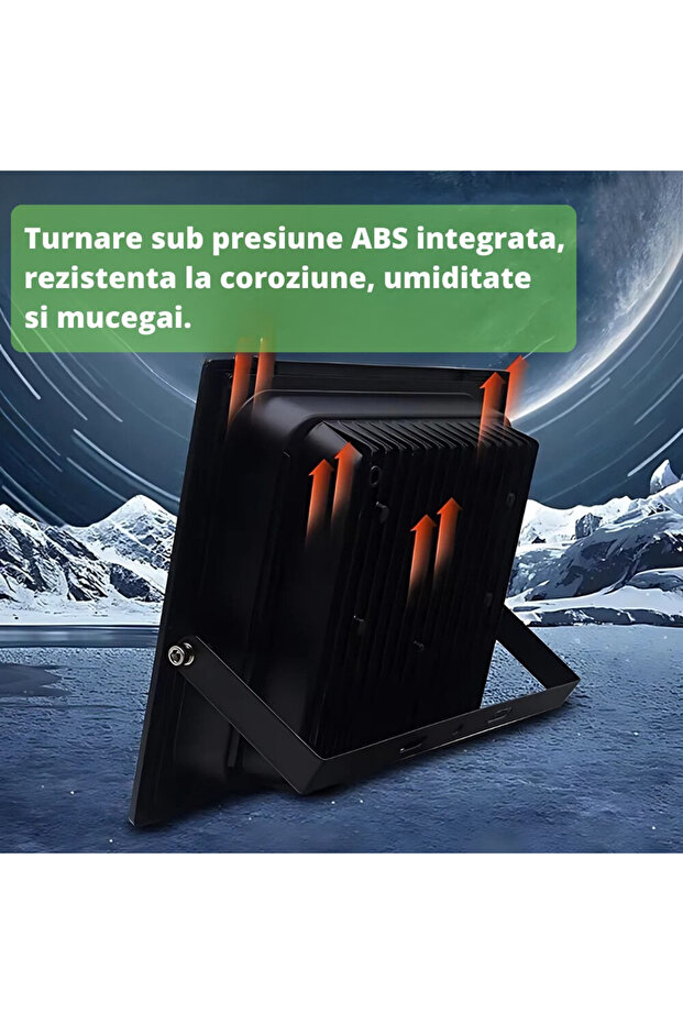 100W LED Solar Floodlight with Remote Control and Twilight Sensor - 5