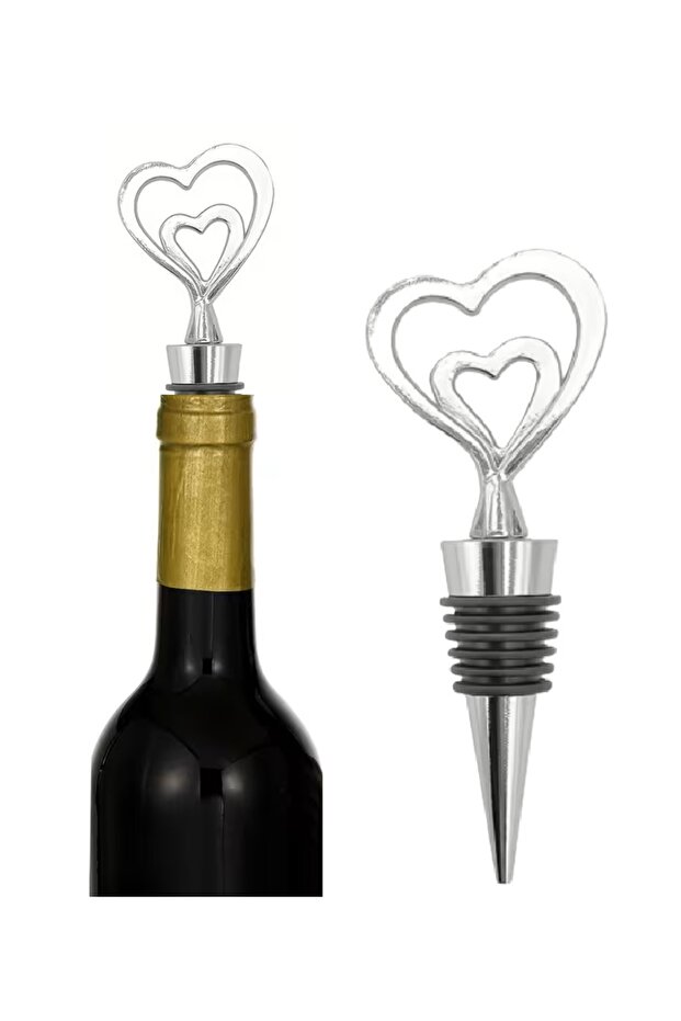 Decorative Heart Figure Wine Bottle Stopper