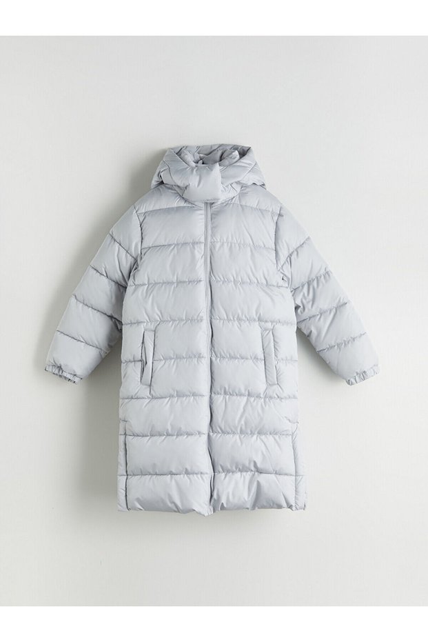 Ozmarka New Season Hooded Girl's Puffer Jacket