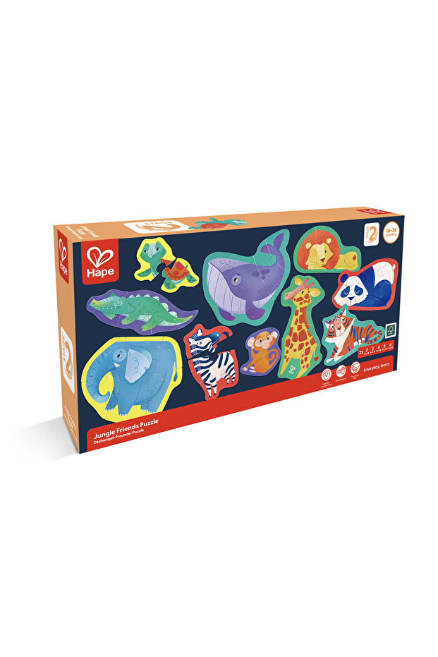 Jungle Friends Stage 2 Educational Puzzle - 40pcs