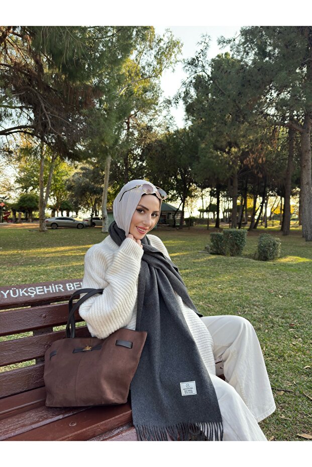 Füme Yün Atkı - 1