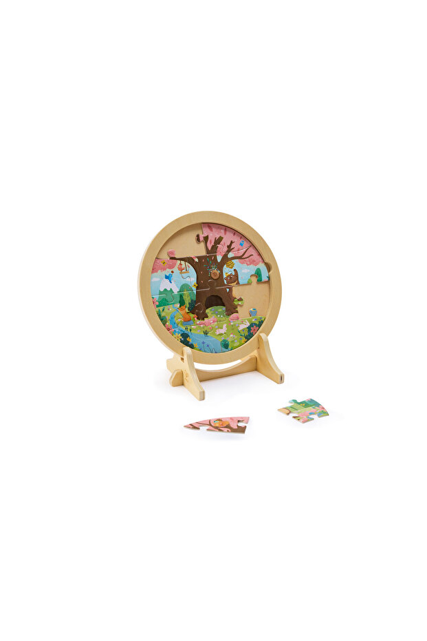 4 Seasons Layer Educational Puzzle w/ stand 25pcs
