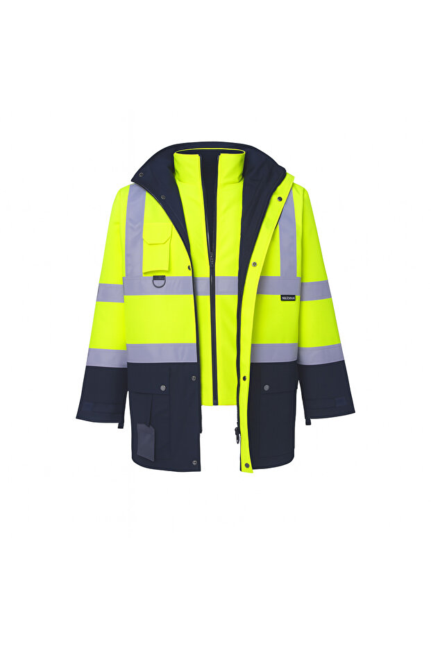 PRB-1100 ProBasic 5 in 1 Hi-Vis Jacket - 1