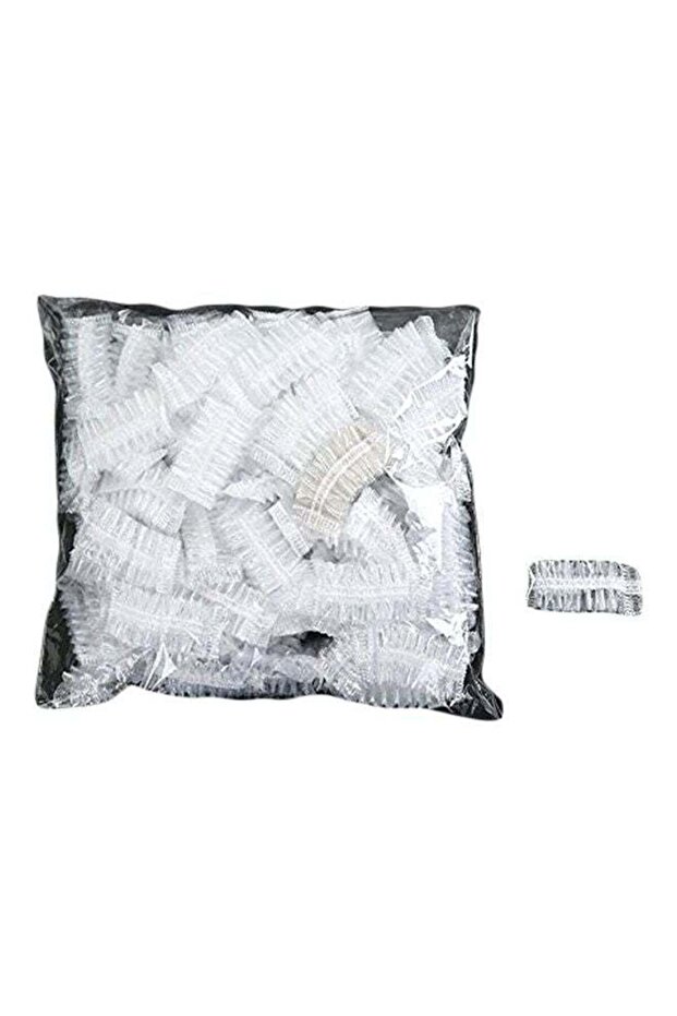 100-Piece Disposable Ear Protector Cover Cap Clear