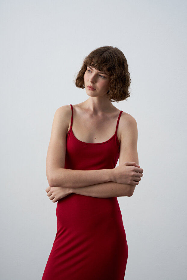 Duru Basic Midi Elbise - 4