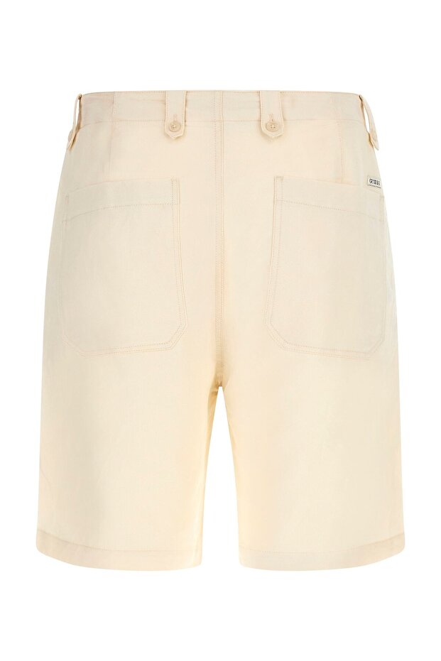 Clement Erkek Keten Karışımlı Regular Fit Şort - 3