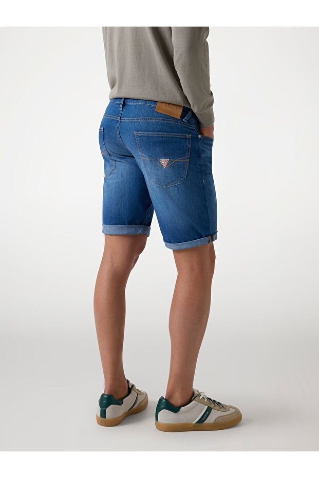 Denim Şort, 36, Renksiz - 4