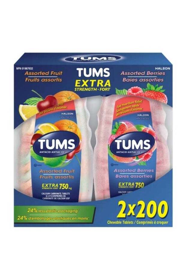 أقراص مضادة للحموضة قابلة للمضغ قوة إضافية - 1